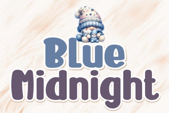 Blue Midnight: A Playful Typeface for Creative Makers