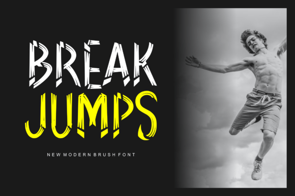 Break Jumps Font Review: A Modern Display Typeface for Editorial Design