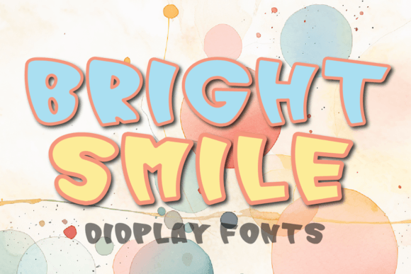 Bright Smile: A Modern Display Typeface for Editorial Design