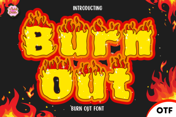 Burn Out: A Dynamic Display Font for Bold Editorial Design