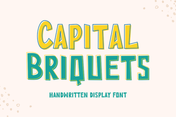 Capital Briquets: A Display Typeface for Bold Campaign Visuals
