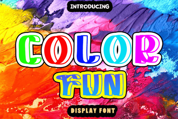 Color Fun Typeface: Elevate Social Media Graphics with Playful Typography