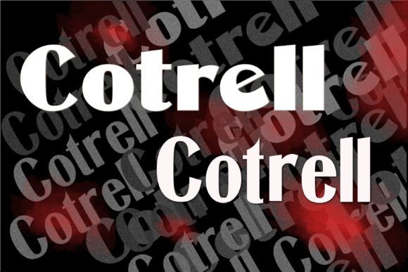 Cotrell: The Bold Display Font for Handmade Brands and Labels