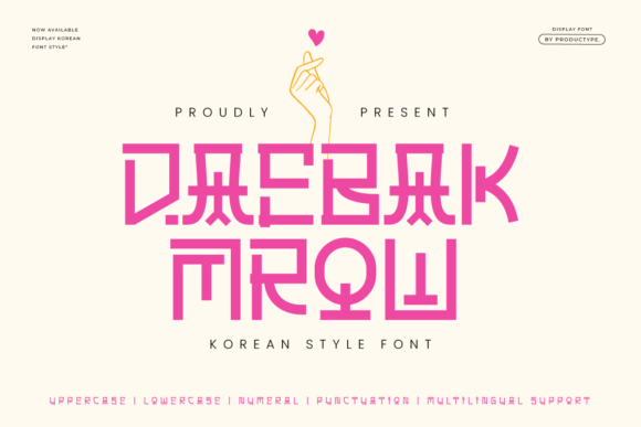 Daebak Mrow: The Display Font That Elevates Campaign Visuals