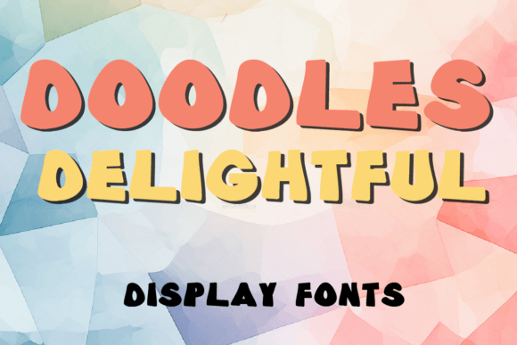 Delightful Doodles: A Whimsical Display Font for Editorial Design