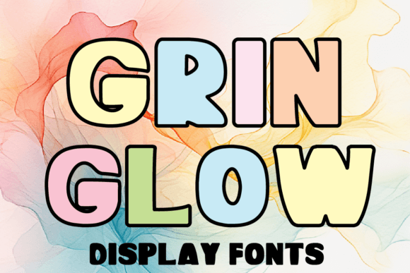 Grin Glow: A Bold Display Font for Editorial Impact