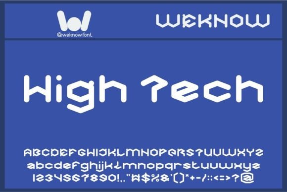 High Tech Typeface: A Maker’s Guide to Futuristic Branding