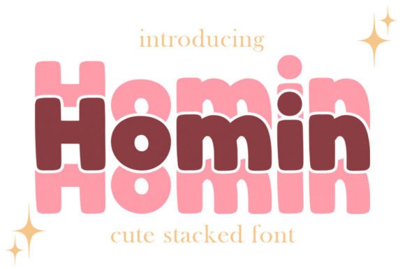 Homin: A Chic Display Typeface for Editorial Design