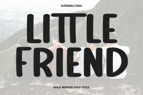 Little Friend Display Font: Elegant Typography for Handmade Products