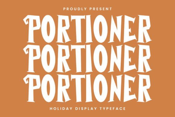 Portioner: The Quirky Display Font for Distinctive Branding