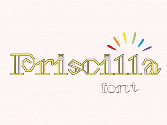 Priscilla: A Whimsical Display Font for Editorial Design