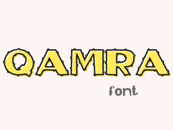 Qamra Typeface: A Quirky Display Font for Bold Brand Identity