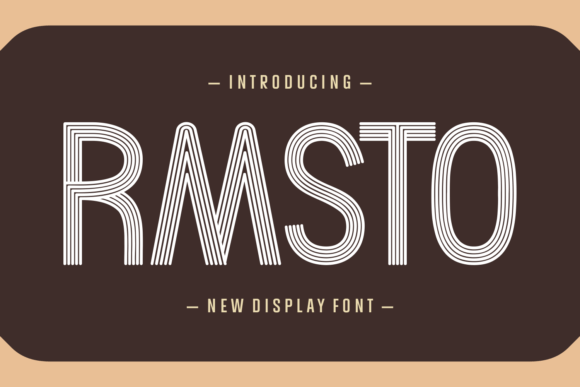 Rmsto: The Bold Display Typeface for Scroll-Stopping Campaigns