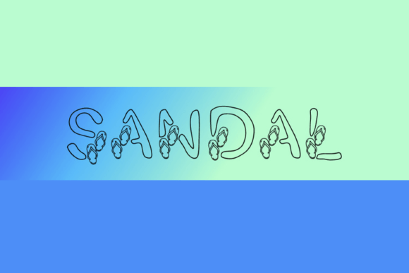 Sandal: A Quirky Display Font for Editorial Design
