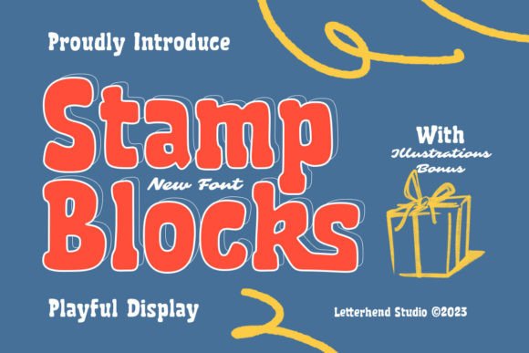 Stamp Blocks: A Playful Font That Elevates Brand Identity