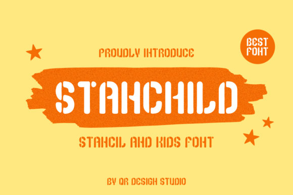 Stanchild: A Playful Display Font for Joyful Makers