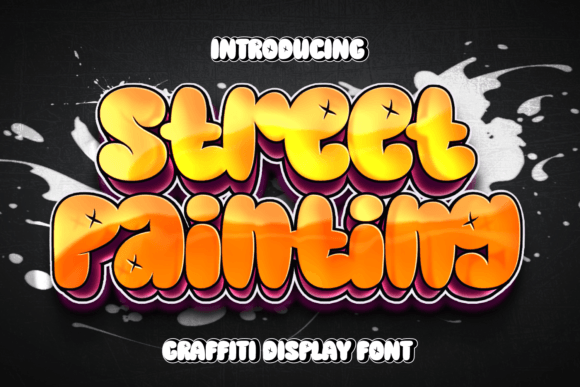 Street Painting: The Urban Display Font for Scroll-Stopping Campaigns