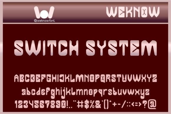 Switch System Typeface: Elevating Digital Brand Identity