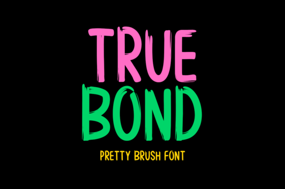 True Bond: Elevating Web Design with Upscale Display Typography