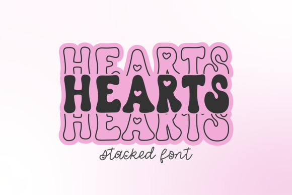 Upgrade Your Brand Identity With the Hearts Stacked Typeface