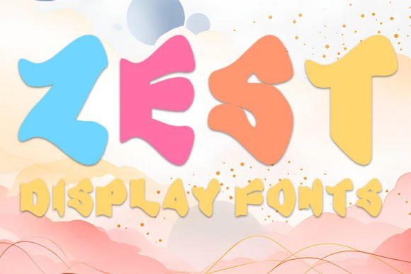 Zest Display Font: A Playful Typeface for Digital Designers